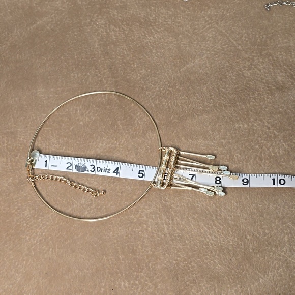 Gold & Mirror Necklace - Picture 8 of 9